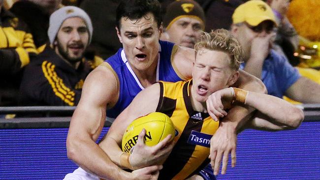 James Sicily drew two free kicks for head-high tackles on Friday night. Picture: Colleen Petch