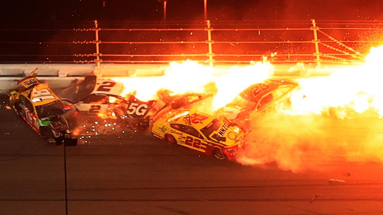 nascar crashes wallpaper