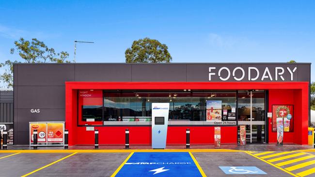 Ampol's new AmpCharge electric vehicle charging stations have started their national roll out. Picture: Supplied