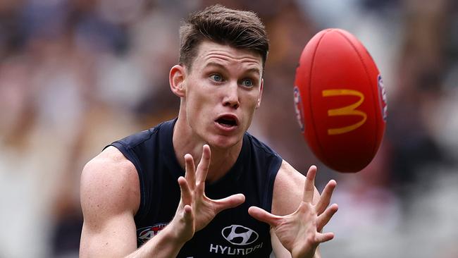 Chief executive Brian Cook says he sees a little bit of young Joel Selwood in Carlton’s Sam Walsh.