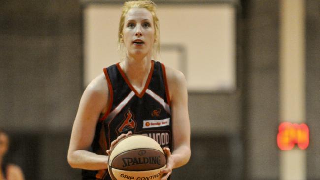 Carlton recruit Kate Shierlaw in her basketball days.