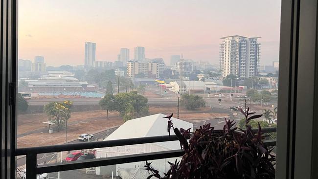 Smoke over Darwin City Tuesday 4/06/2024