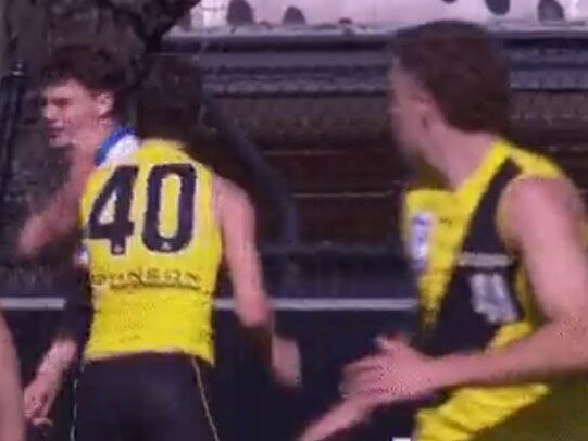 Tyler Sonsie in hot water in VFL