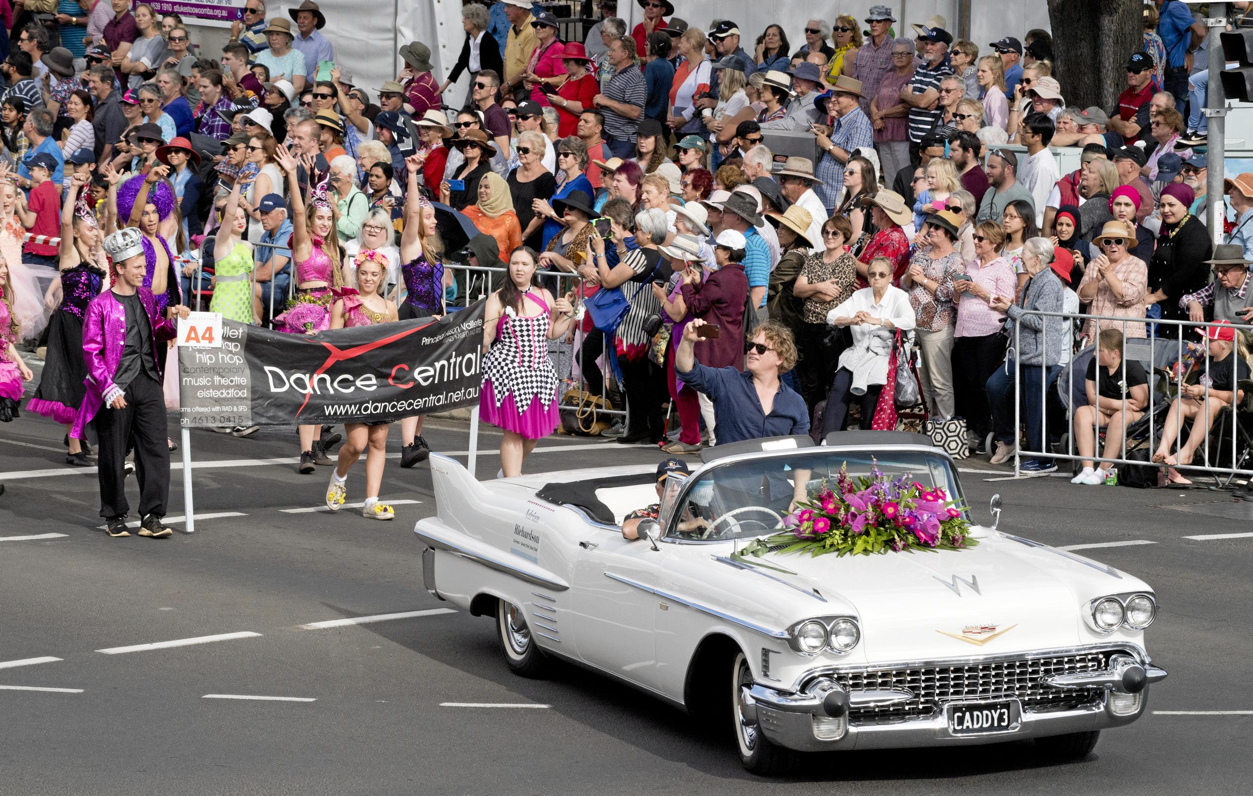 Celebrity chef Adrian Richardson in the 2019 Grand Central Floral Parade. Saturday, 21st Sep, 2019.