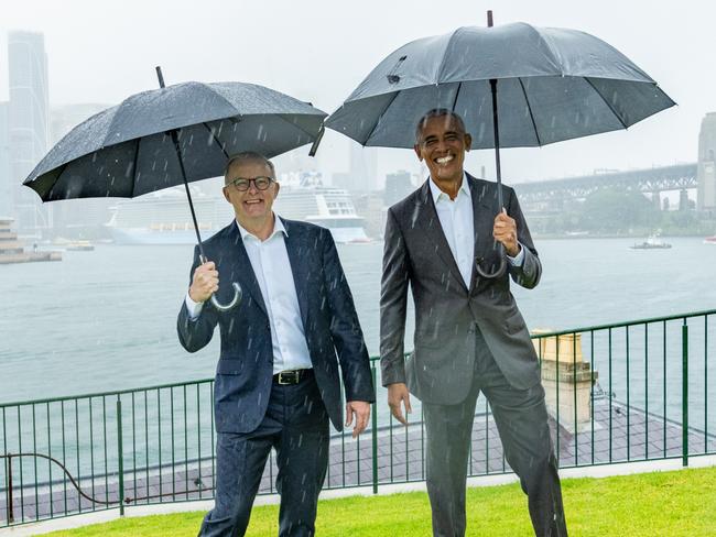 27th of March 2023 Anthony Albanese pictured with Barrack Obama