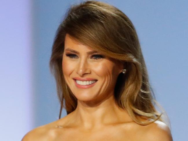 WASHINGTON, DC - JANUARY 20:  President Donald Trump and first lady Melania Trump arrive at the Freedom Inaugural Ball at the Washington Convention Center January 20, 2017 in Washington, D.C.  President Trump was sworn today as the 45th U.S. President.  (Photo by Aaron P. Bernstein/Getty Images)