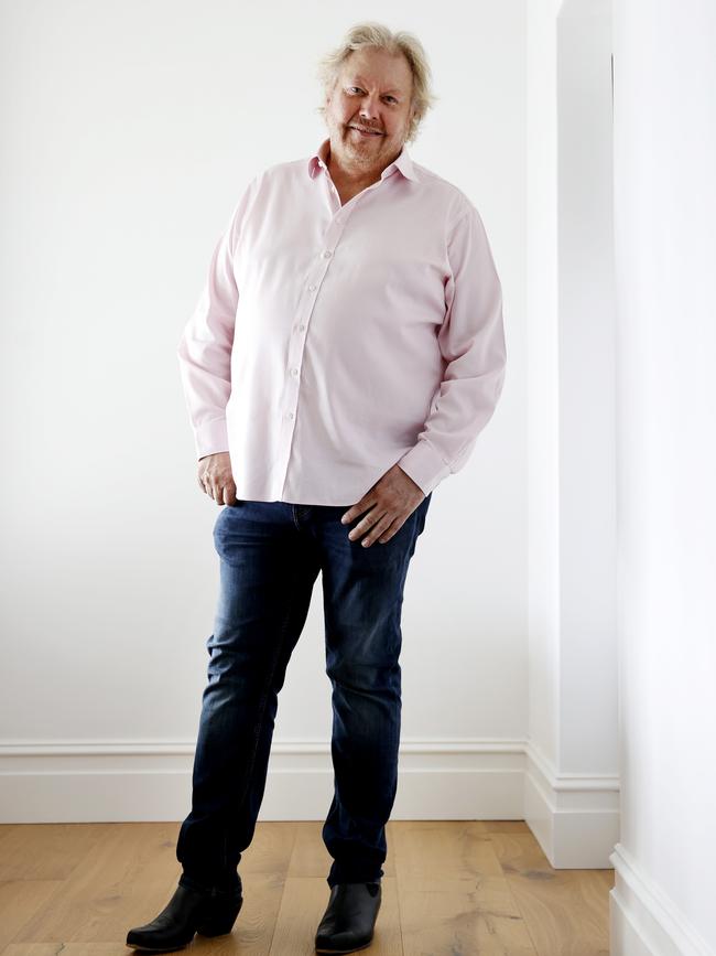 Richard White in the home in Sydney’s Bexley home that he grew up in and has now renovated. Picture: Jonathan Ng