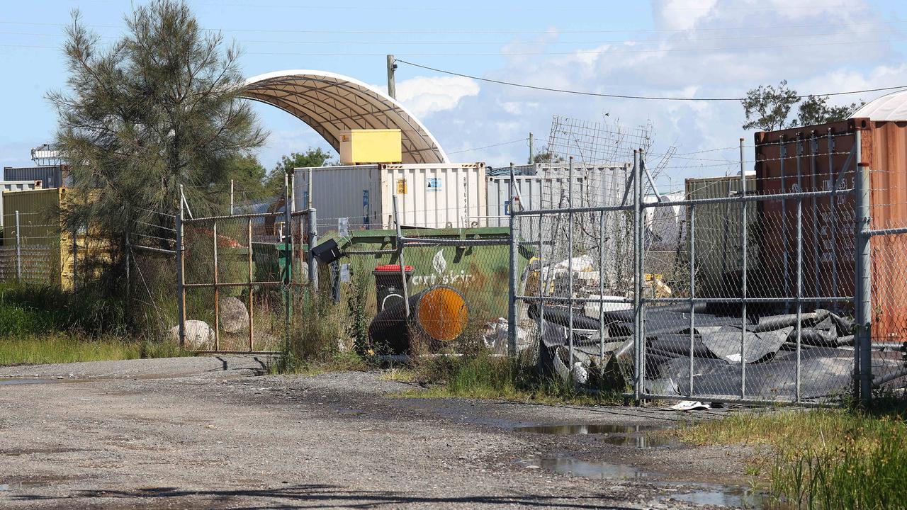 The terminal is surrounded by industrial areas. Picture: Liam Kidston.