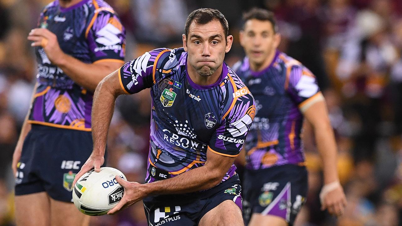 Cameron Smith in action for the Storm