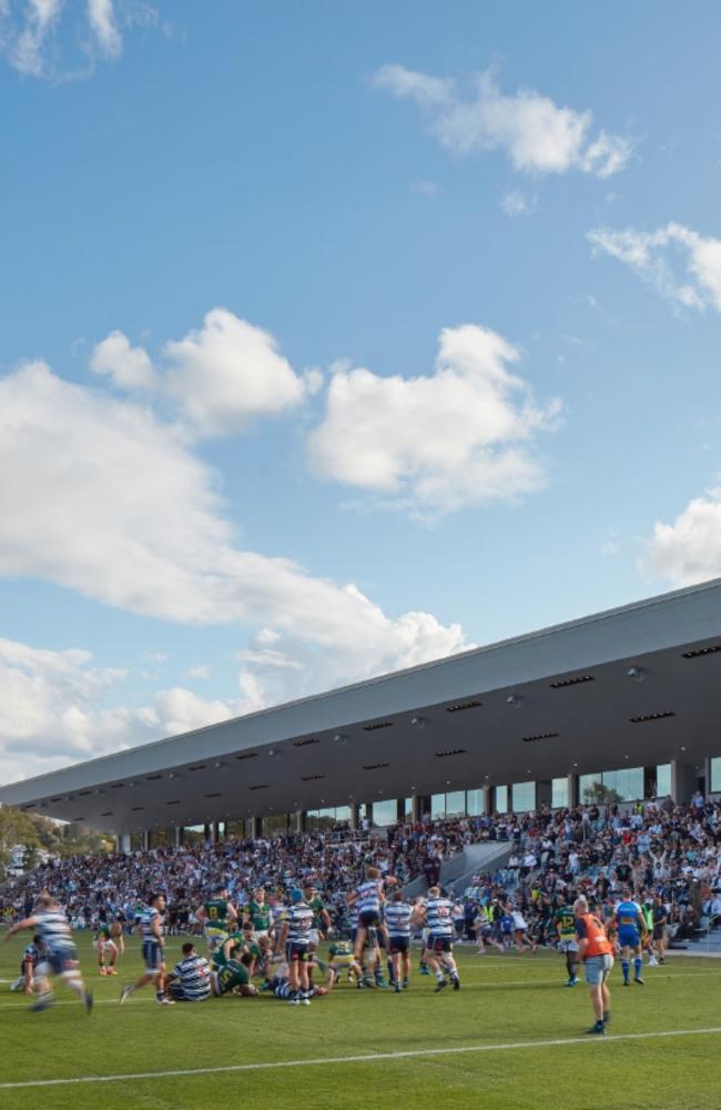 Artist impression of an elite sports high performance training facility at Carrara. Picture: Supplied by Gold Coast City Council