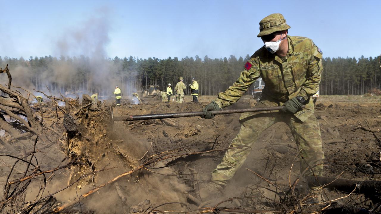 Between 2019 and 2022, the ADF traded training hours for operations in response to COVID-19, bushfires and floods. Picture: Supplied.