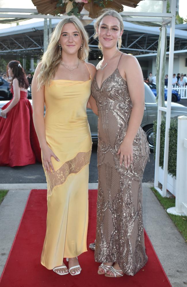 Serer Price and Mackenzie Collie at the Caloundra State High School formal 2024.