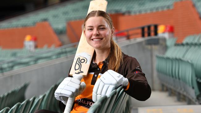 Kensington star Eliza Doddridge at Adelaide Oval. Picture: Keryn Stevens