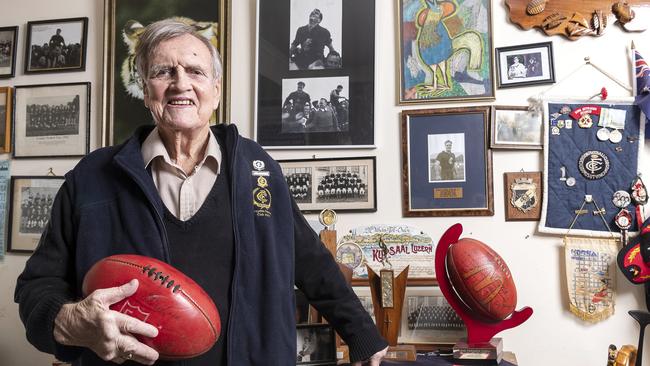 Roger O'Brien at his home in Croydon. Photo: Daniel Pockett