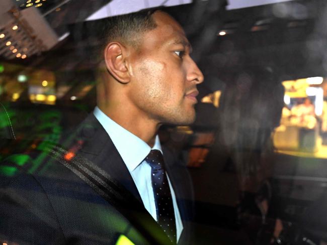 Israel Folau’s sacking has been slammed by a controversial pastor. Picture: AFP