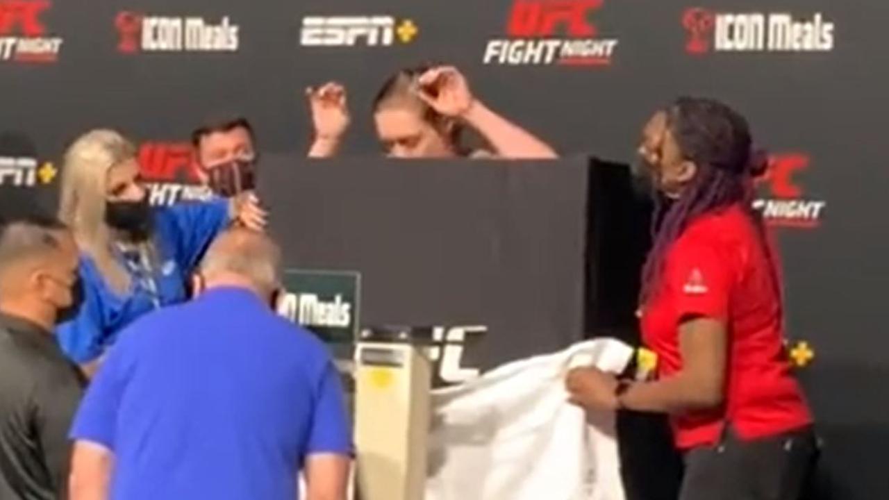 UFC Vegas 38: Aspen Ladd weigh-in video sparks grave fears | news.com.au —  Australia's leading news site