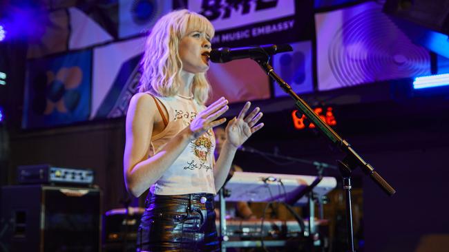 Maisie Peters performs at the BBC Music Festival Showcase during 2022 SXSW Conference and Festivals at British Music Embassy in March in Austin, Texas. Picture: Mike Jordan/Getty Images for SXSW
