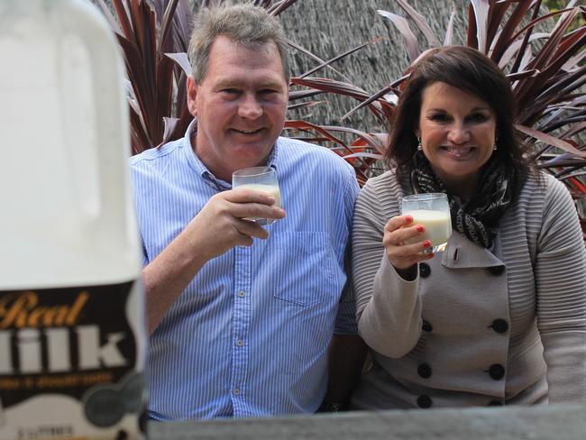 Steve Martin and Jacqui Lambie. Picture: Supplied