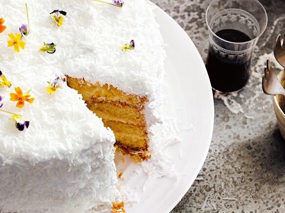 Coconut chiffon cake by Valli Little.