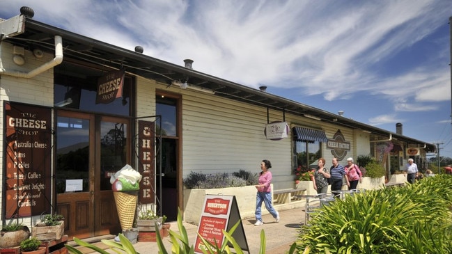 Shopfronts in Robertson, in the NSW Southern Highlands. Picture: Visit NSW