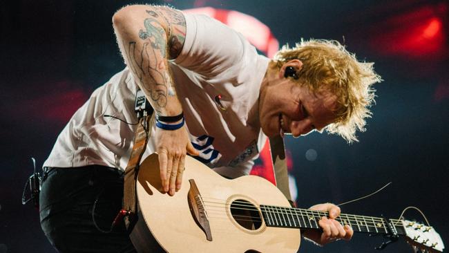 EMBARGOED FOR NOV 19. Ed Sheeran Mathematics concert production. Picture: Zakary Walters