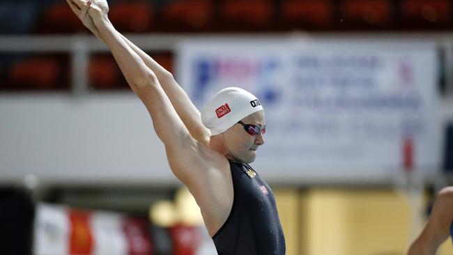 Campbell competed in the stroke as a teen before giving it up to focus on freestyle