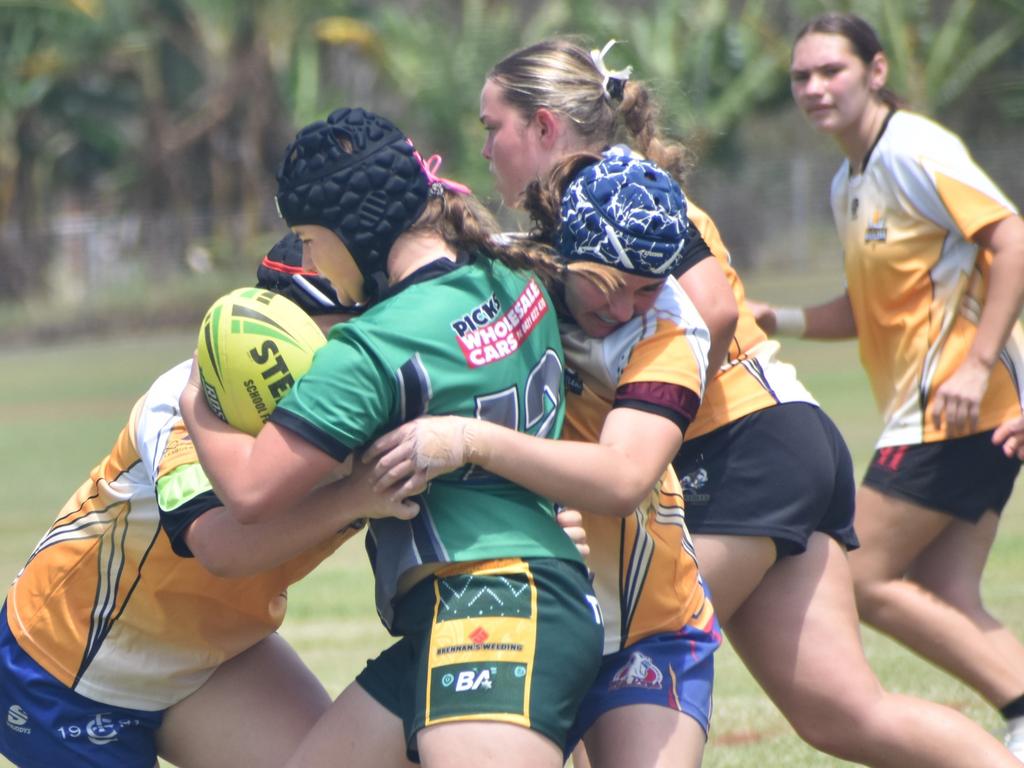 Faces of the CQ Capras under-17 and under-19 girls open trials at St Brendan's College, Yeppoon, on November 16, 2024. Photo: Pam McKay