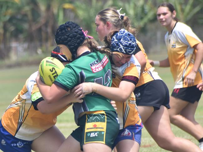 Faces of the CQ Capras under-17 and under-19 girls open trials at St Brendan's College, Yeppoon, on November 16, 2024. Photo: Pam McKay