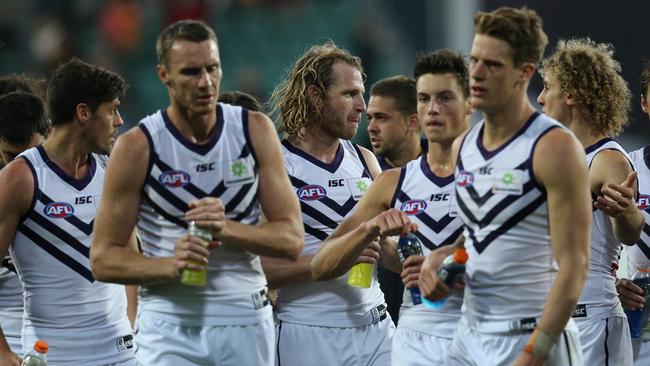 Fremantle are yet to win a game this season. Picture: NIKKI DAVIS-JONES