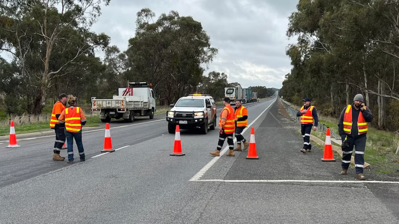 The female driver is currently under police guard in hospital. Photo: ABC