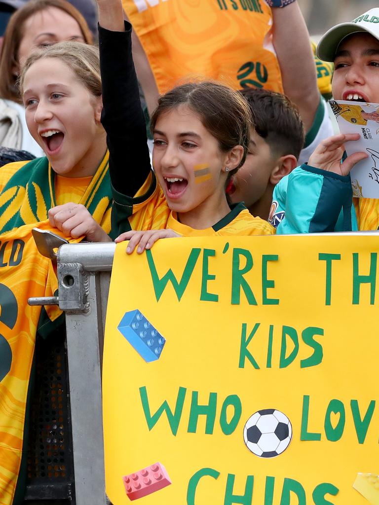 Matilda mania is happening! Photo: Kelly Defina/Getty Images for Football Australia