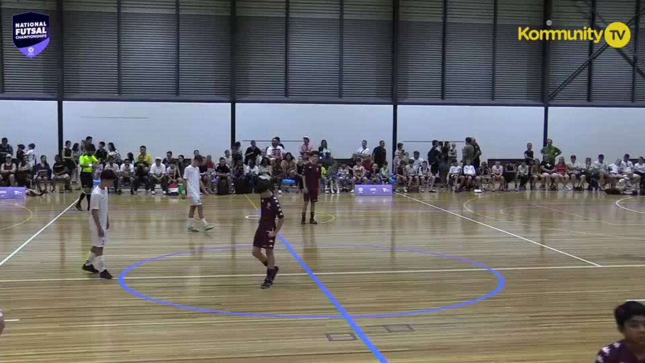 Replay: Football Queensland v Football Victoria Navy (U13 Boys SF)—2025 National Futsal Championships Day 4