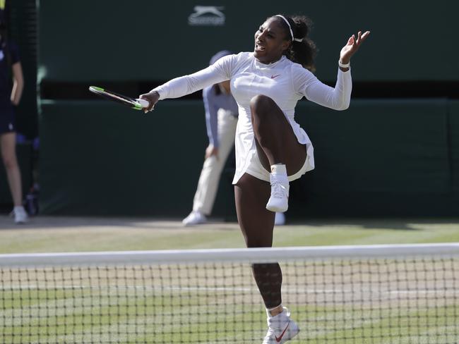 Serena Williams was her own worst enemy in the final with 24 unforced errors. Picture: AP