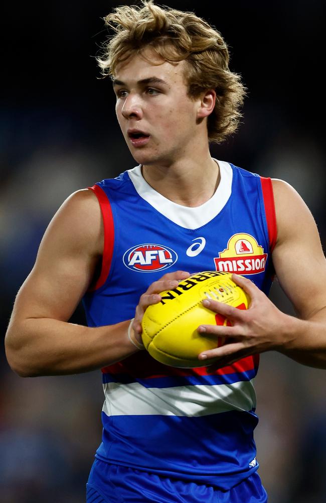 Ryley Sanders is ready to go. Picture: Michael Willson/AFL Photos