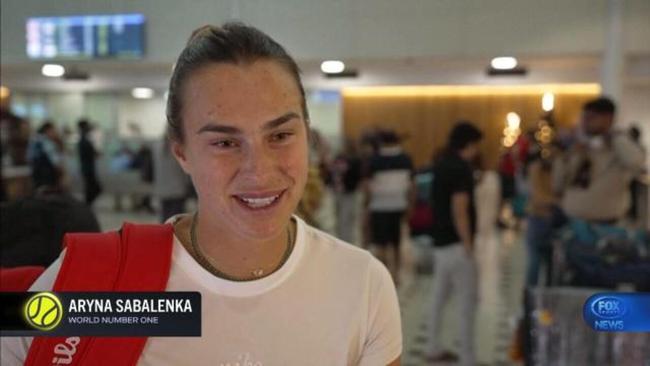 Sabalenka arrives in Aus to defend Title