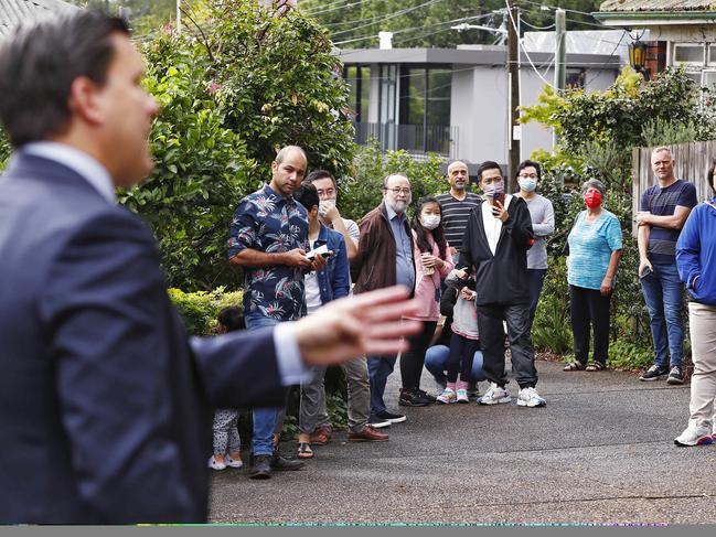 Auction at 25A Windermere Rd, Epping in Sydney: sold for $2.605m. Picture: Sam Ruttyn