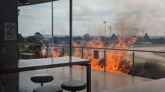 About 500 patrons have been evacuated from the Trio Sports Club in Cranbourne after a fire. Picture: supplied