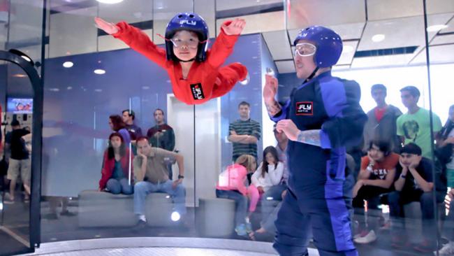 An indoor skydiving feature is planned.