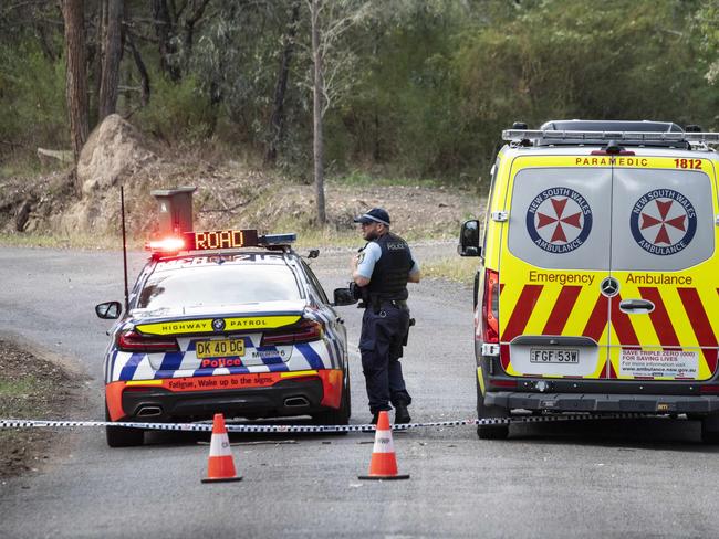 SYDNEY, AUSTRALIA -  NewsWirePhotos - Saturday, 9 November 2024:Emergency services responded to reports about 7.25am (Saturday 9 November 2024), that a body had been located in bushland off Wilton Park Road, Wilton.Picture: NewsWire / Monique Harmer