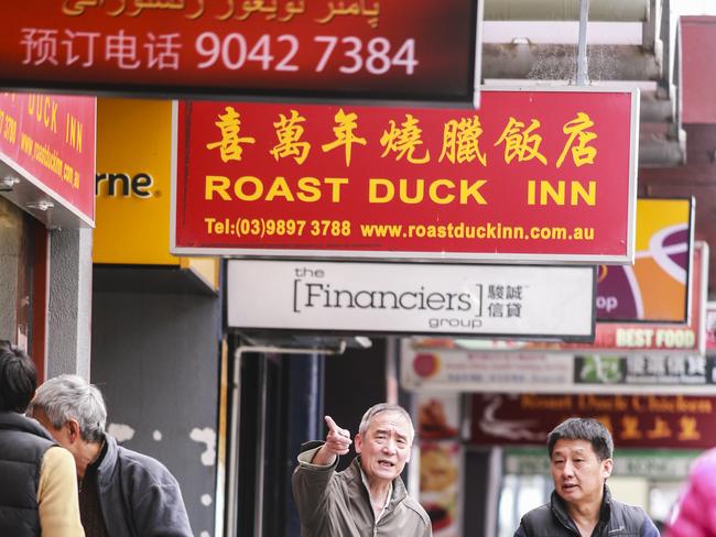 Chinese immigrants can live among their own in Melbourne’s Box Hill. Picture: Wayne Taylor