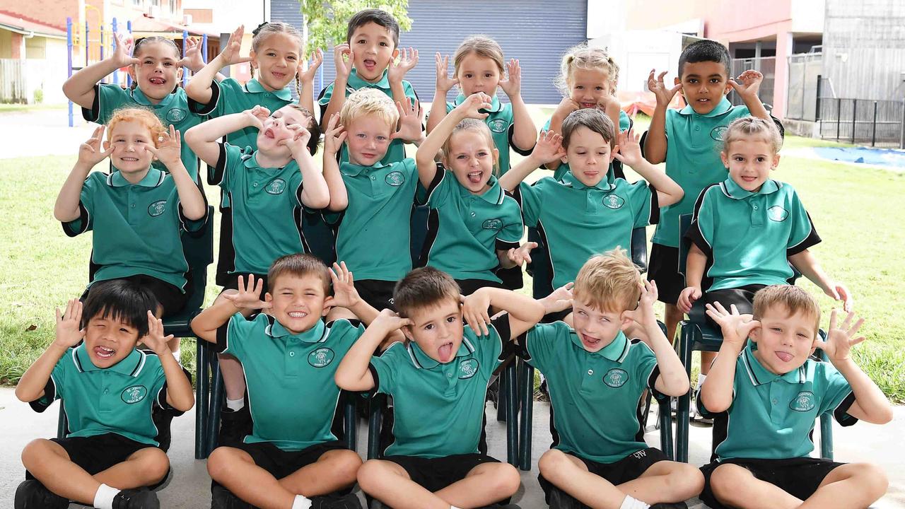 MY FIRST YEAR: St Joseph's Catholic Primary School Preps. Picture: Patrick Woods.