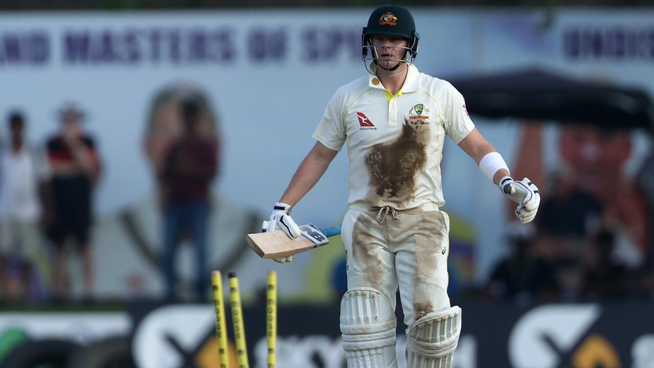 Steve Smith of Australia. Photo by Buddhika Weerasinghe/Getty Images