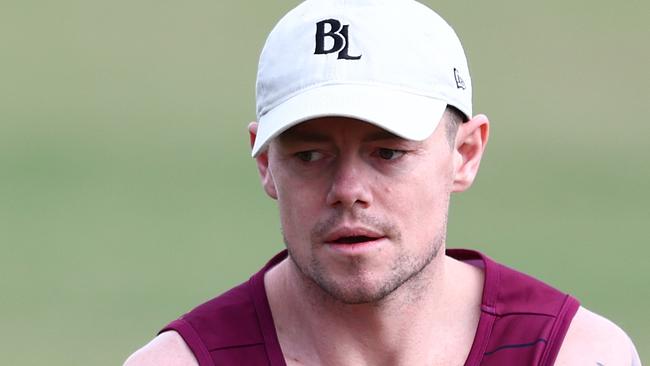 BRISBANE, AUSTRALIA - SEPTEMBER 17: Lachie Neale during a Brisbane Lions AFL Training Session at Brighton Homes Arena on September 17, 2024 in Brisbane, Australia. (Photo by Chris Hyde/Getty Images)