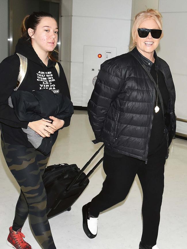 Furness with daughter Ava Eliot in Japan last year. (Picture: Getty Images)