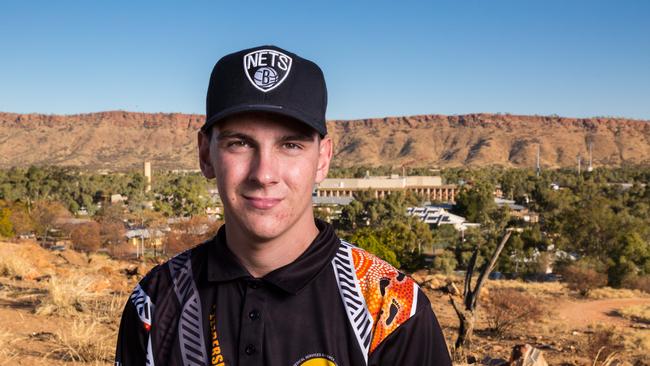 Dylan Voller in Alice Springs. Photo: Emma Murray