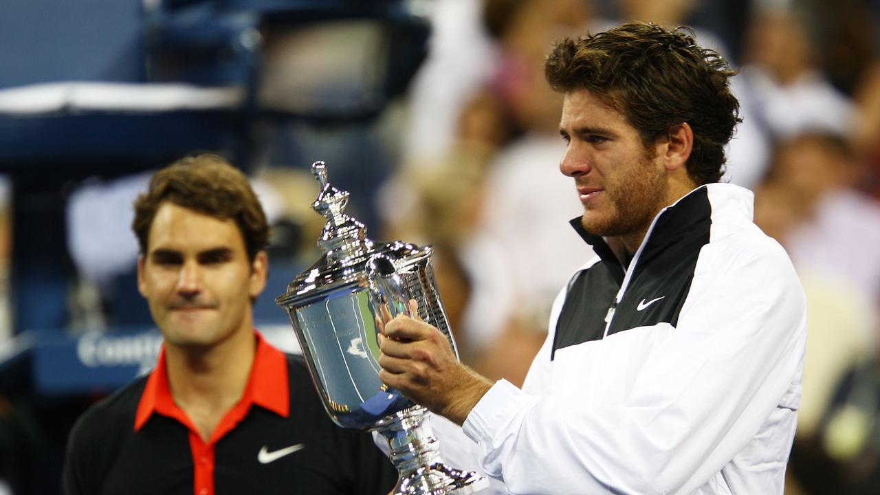 Juan Martin Del Potro has revealed he can’t run and has struggled to deal with retiring from tennis. Photo: AFP