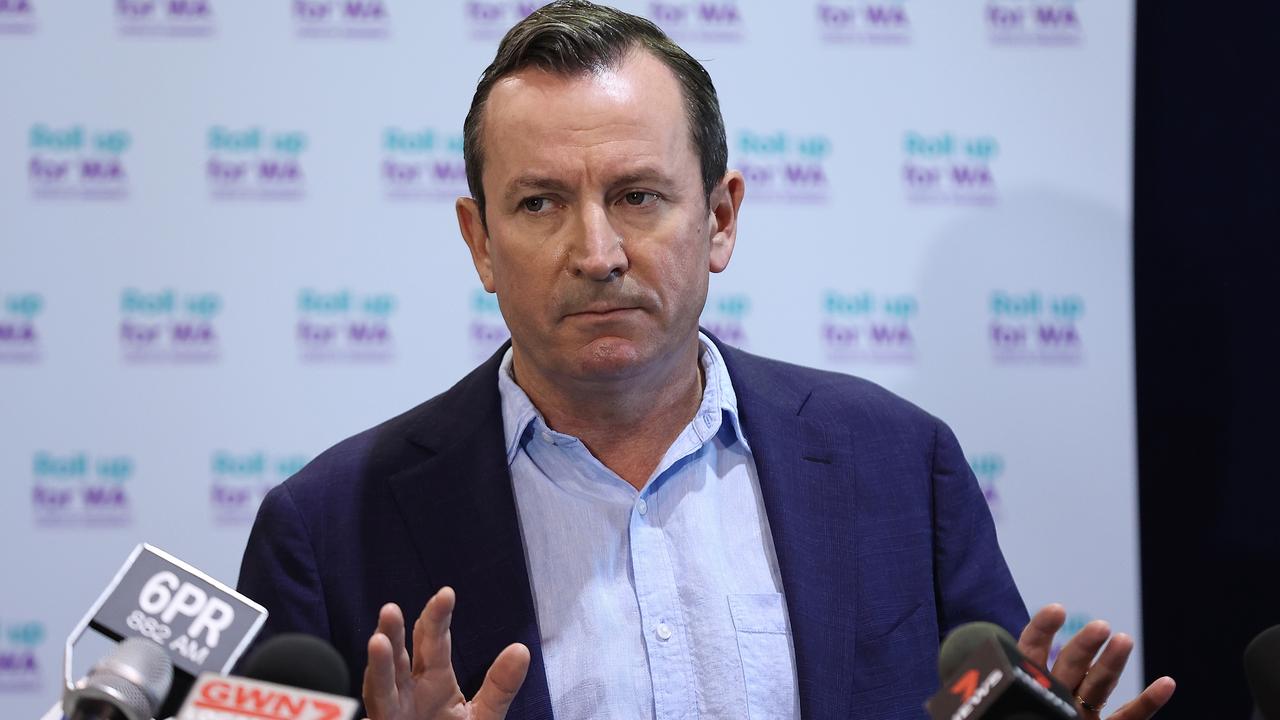 West Australian Premier Mark McGowan has closed his border to Victoria. Picture: Paul Kane/Getty Images.