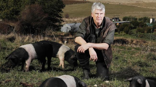 Gourmet farmer Matthew Evans. Picture: Zak Simmonds