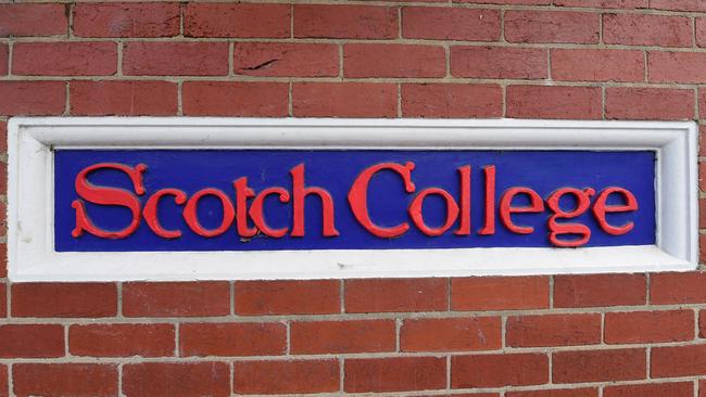 Scotch College has left parents furious with drastic reduction in number of academic classroom lessons. Picture: AAP Image/Julian Smith