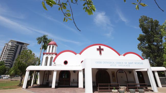 Darwin's Greek Orthodox Church on Cavenagh St. Picture: Glenn Campbell